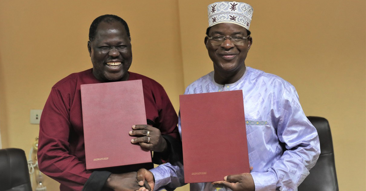 Signature de CONVENTION-CADRE DE PARTENARIAT entre l’ENSP et l’Université Joseph KI-ZERBO